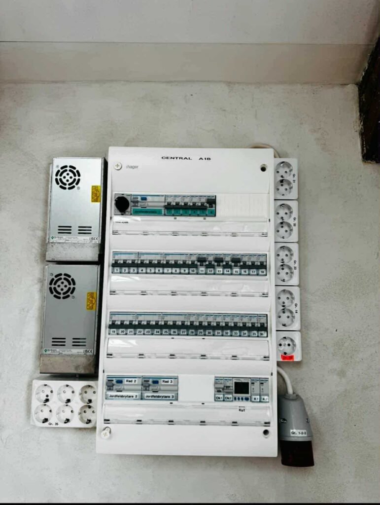 projekt-03 Installation av elcentral och säkringar i Höganäs