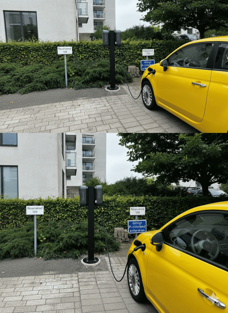 Installation av laddbox för elbil i Höganäs